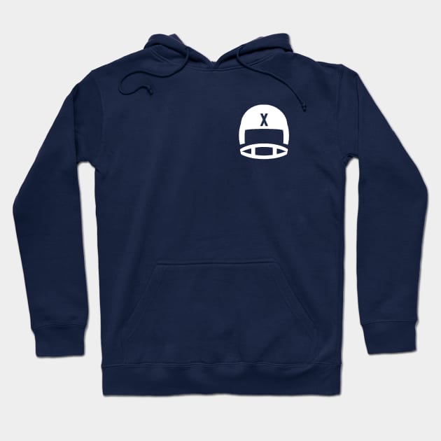 Retro Musketeer Football Helmet Hoodie by twothree